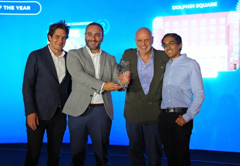 Dolphin Square by AXA Investment Managers receiving the prize in GRI Awards Europe 2025